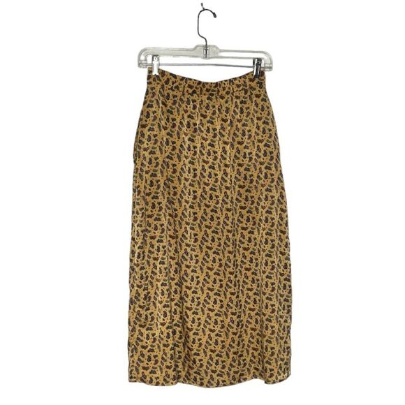 SHOW Me Your MUMU Sharon Skirt Wild West Paisley Midi Button Front Size Small - Picture 5 of 12
